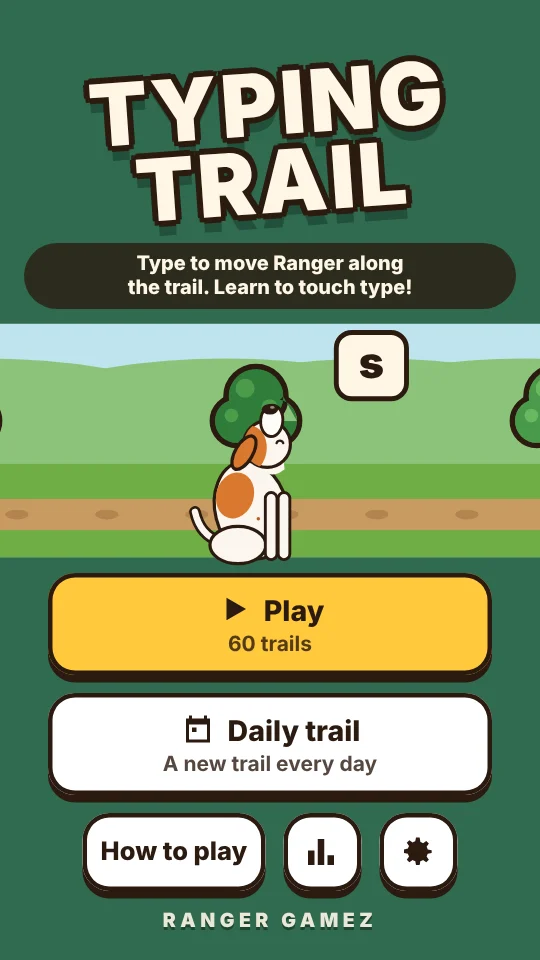 TYPING TRAIL screenshot 1