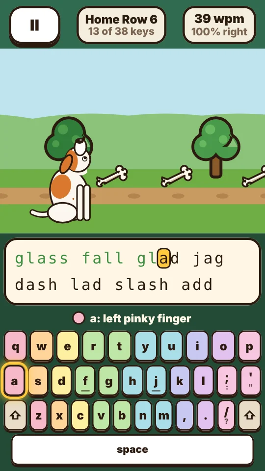 TYPING TRAIL screenshot 2